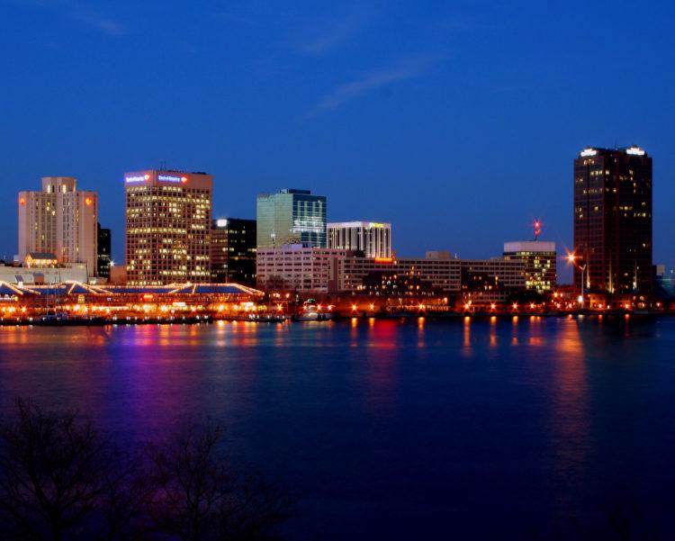 norfolk va skyline