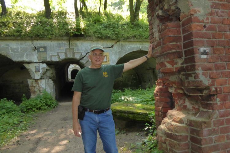 Becky's dad in Przemysl, Poland