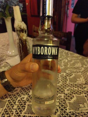 Polish rye vodka