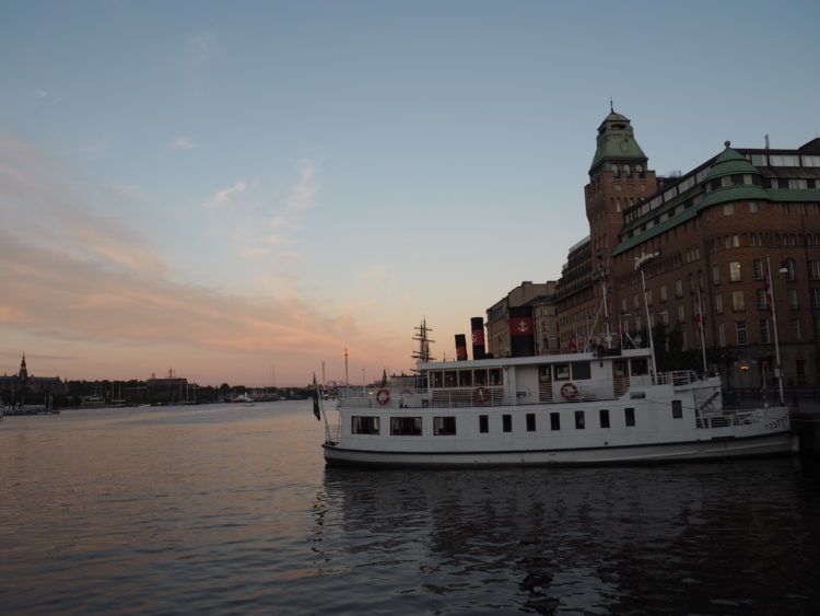 stockholm sweden sunset