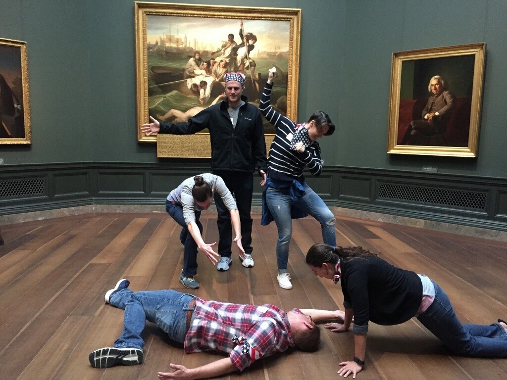 Have you ever done this at a museum before?