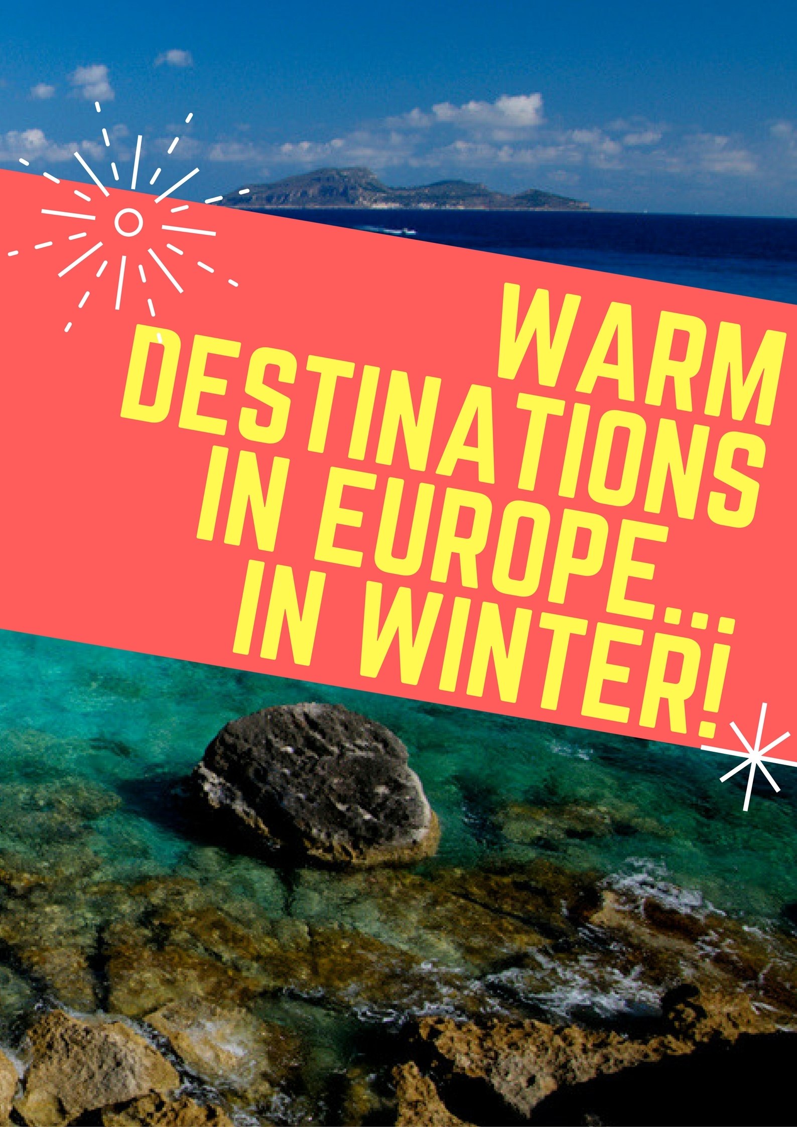 Not all of Europe is cold! These warm places to visit in Europe during winter save money + offer culinary, nature, history & even scuba diving experiences..