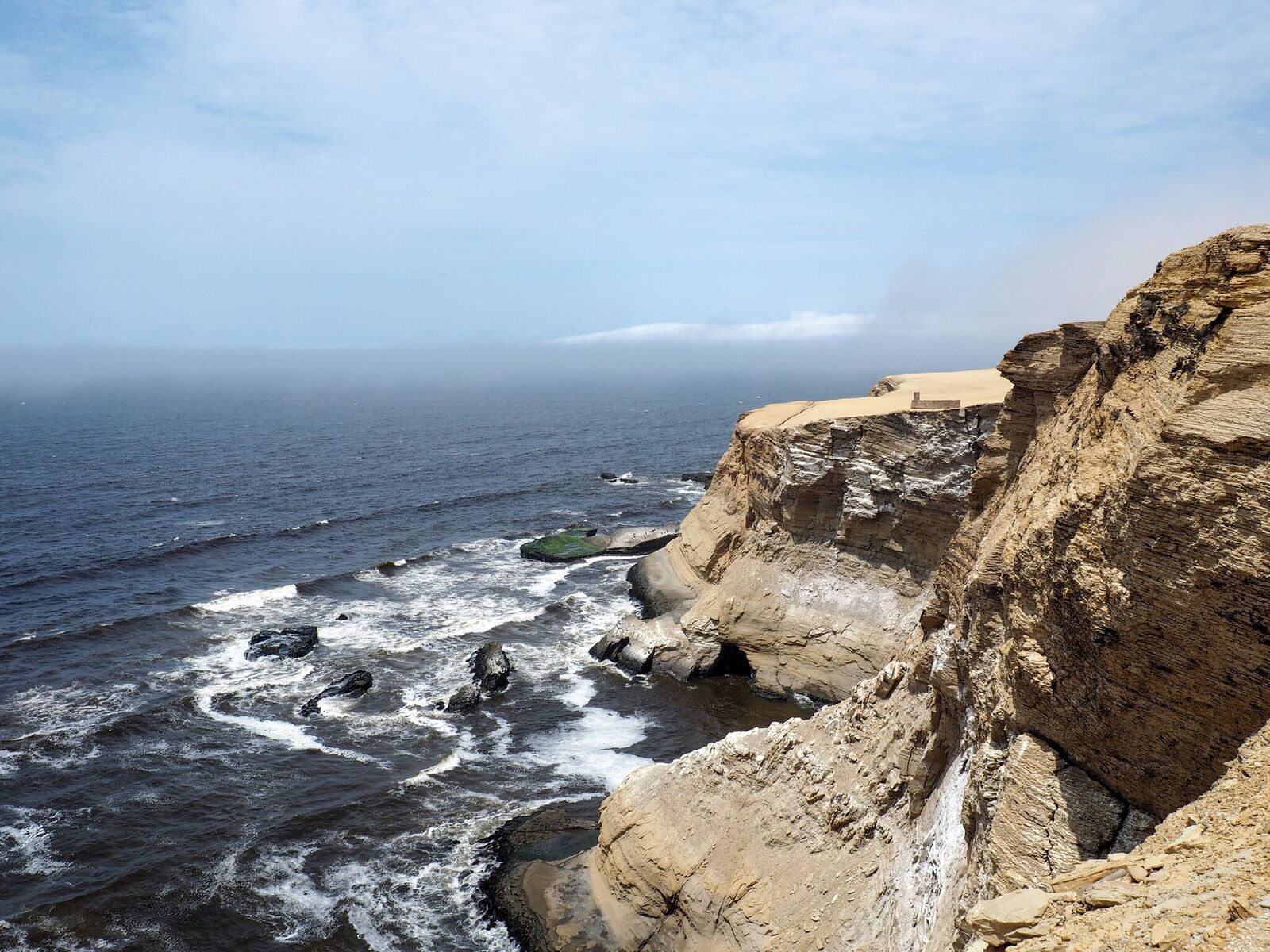 Cliffs in Paracas National Reserve