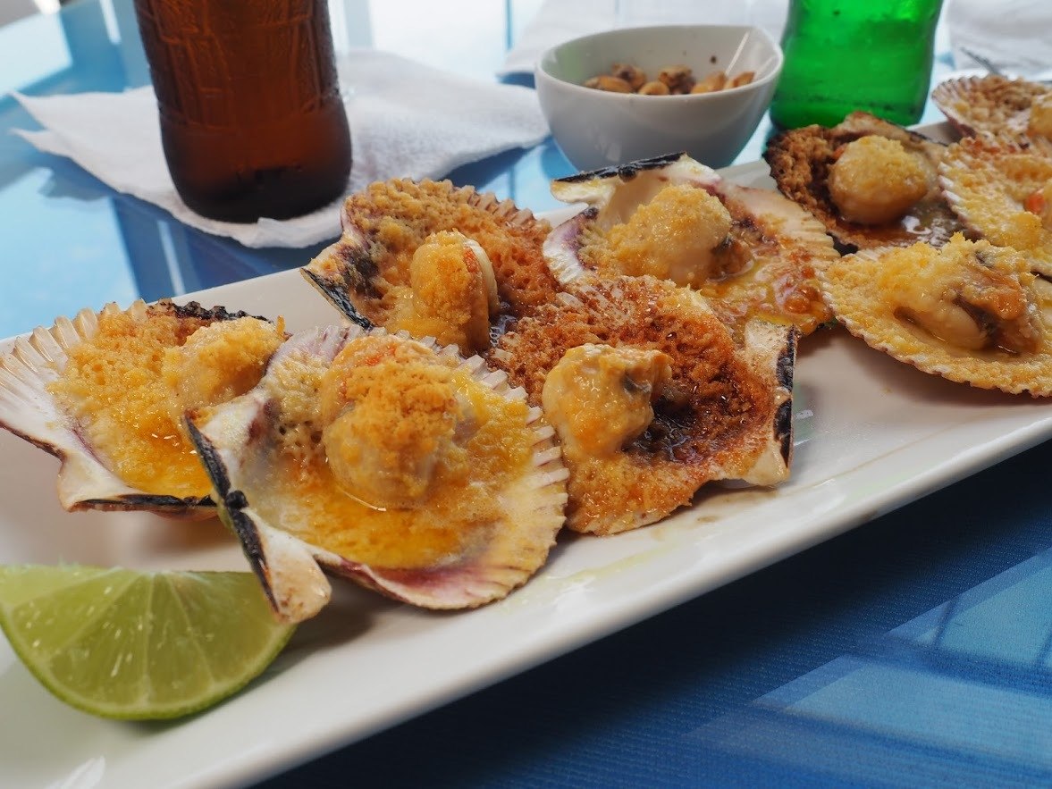 Scallops in a Paracas Restaurant