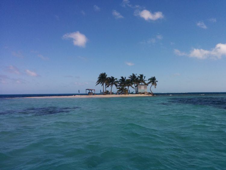 Paradise at Silk Cayes, offshore from Placencia Belize