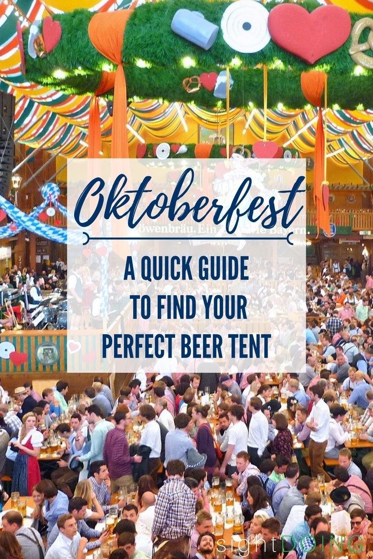 Oktoberfest in Munich is the world's biggest party! Head to Germany for food, music, and drinks. Each beer tent has different beers to choose from and a very different vibe. Which is right for you? You'll know by the end of this article! Includes beer prices, type of music at each tent, and the size of the festivals tents. Click to get the chart for easy comparison!