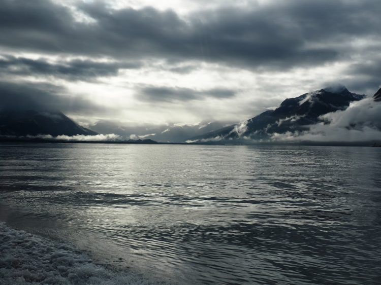 Prince William Sound on a September morning on the way to kayaking in Alaska!