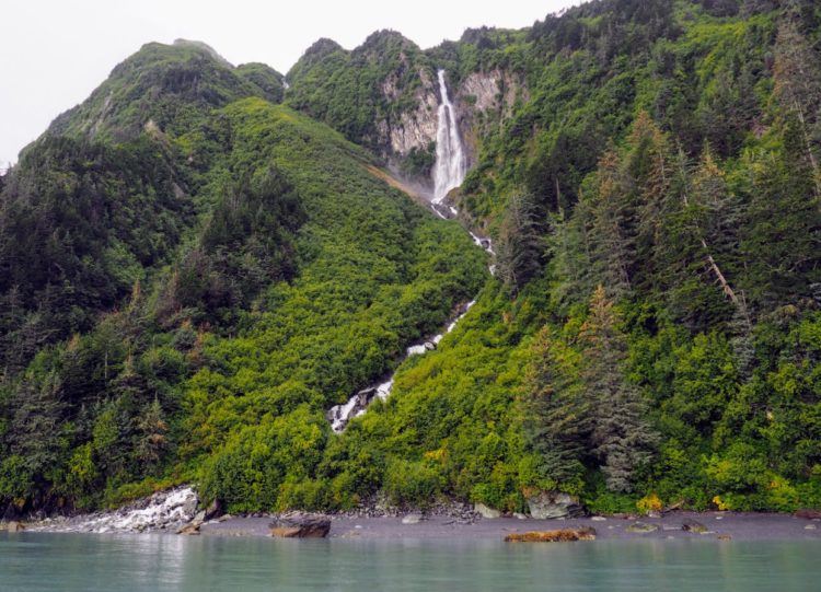 waterfalls in prince william sound