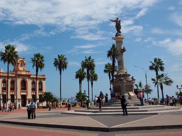 plaza miguel grau in callao, peru