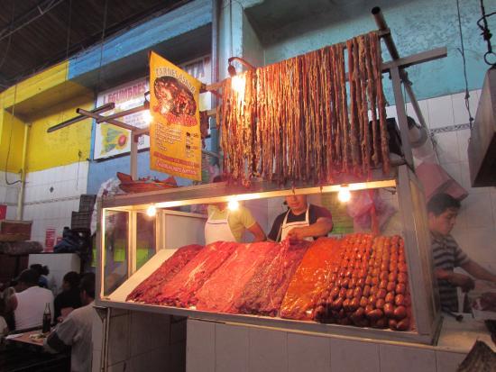 carne asadas mercado 20 de noviembre oaxaca mexico