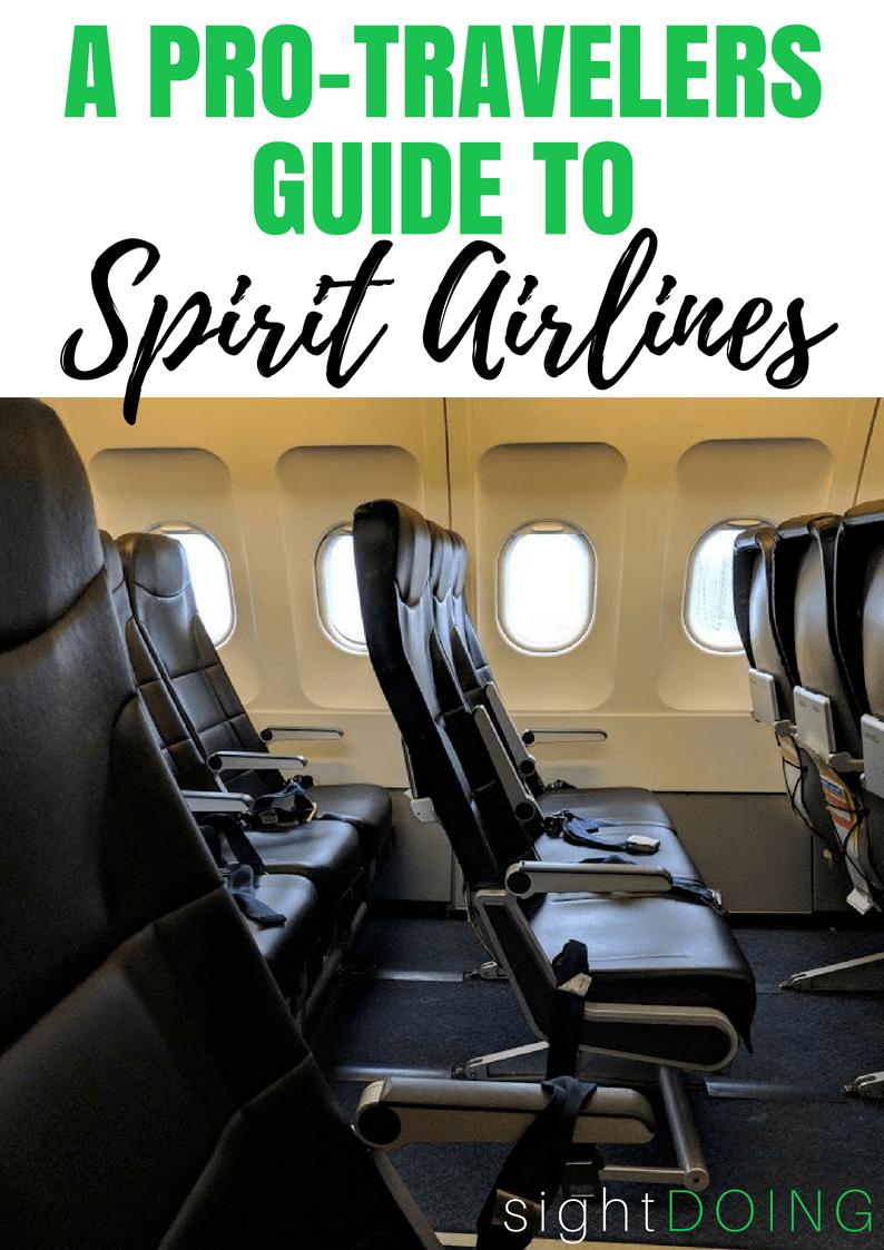 spirit airlines travel experience