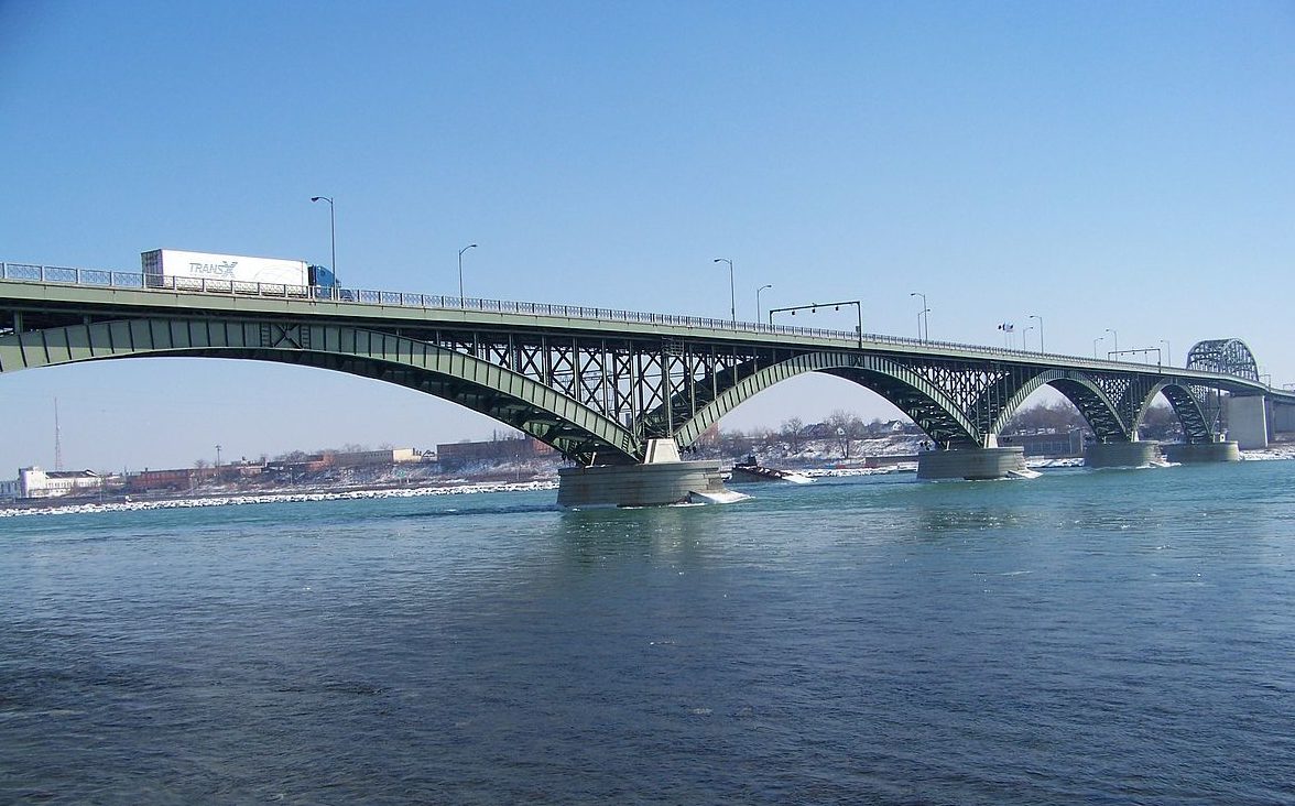 The Peace Bridge to Canada