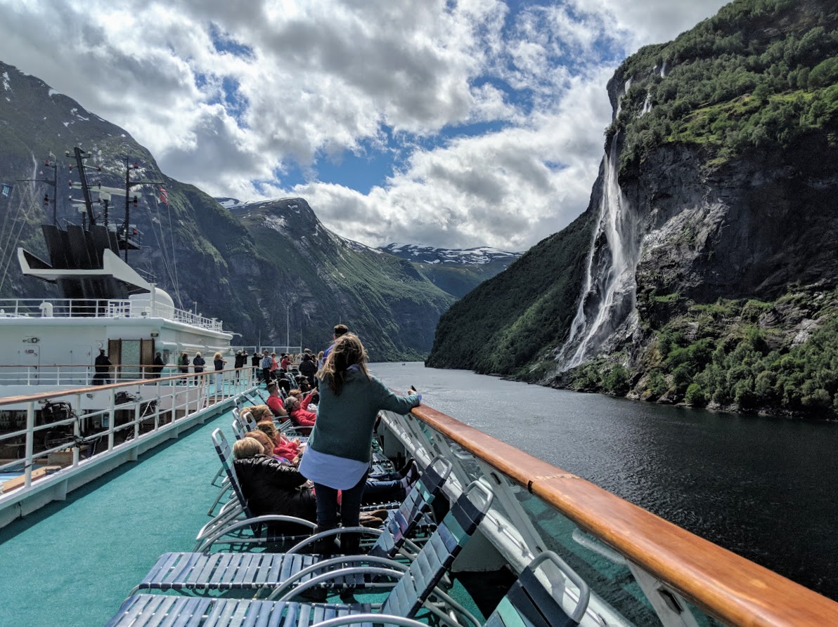 Scenic Cruising through Geiranger Fjord