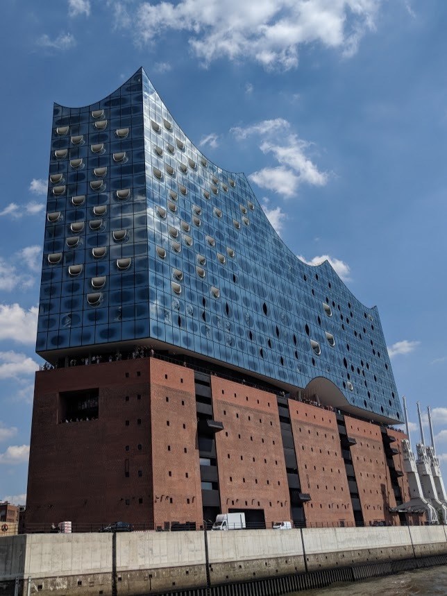 The Elbphilharmonie, as seen from ferry 72