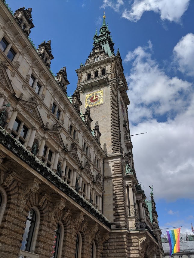 rathaus hamburg germany alstadt