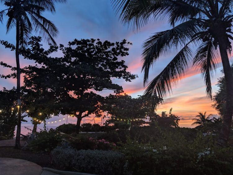 barbados sunset