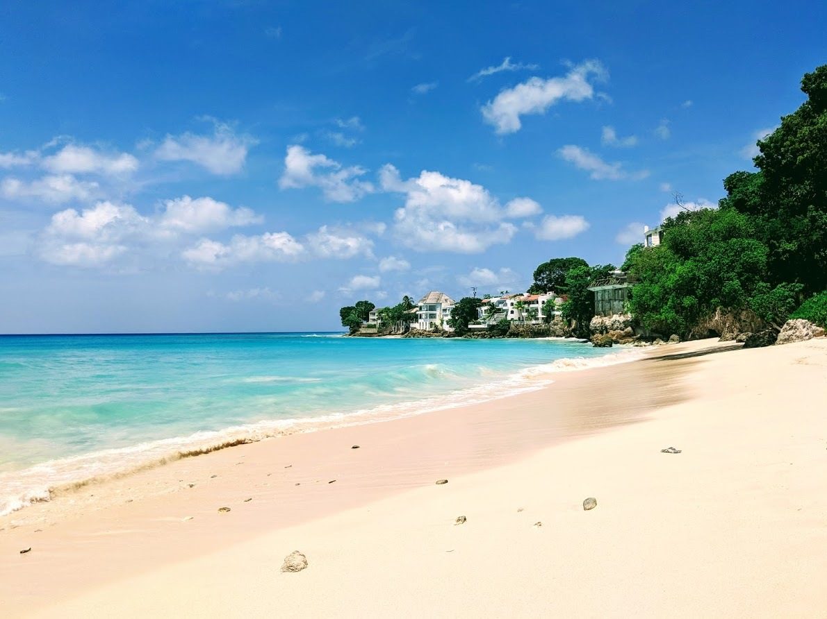 deserted beach only accessible by rental car in barbados