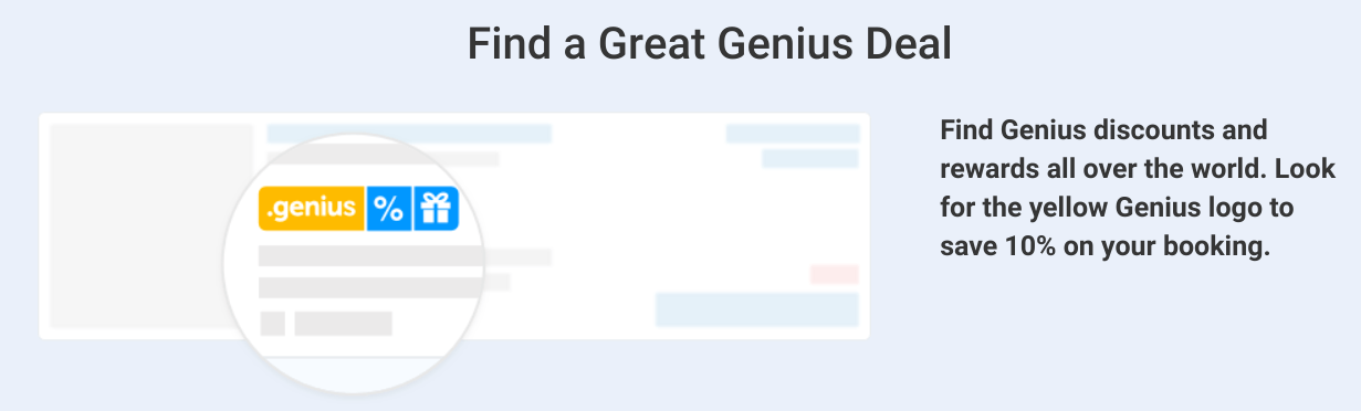 booking.com genius perks