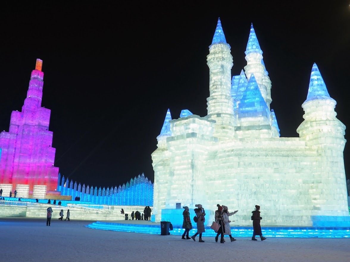 harbin ice festival castle