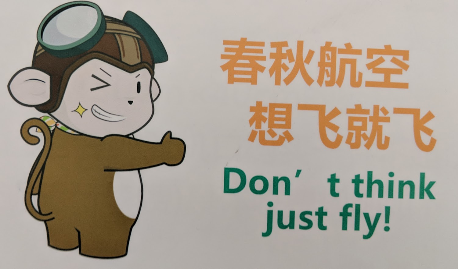 Don't think, just fly.