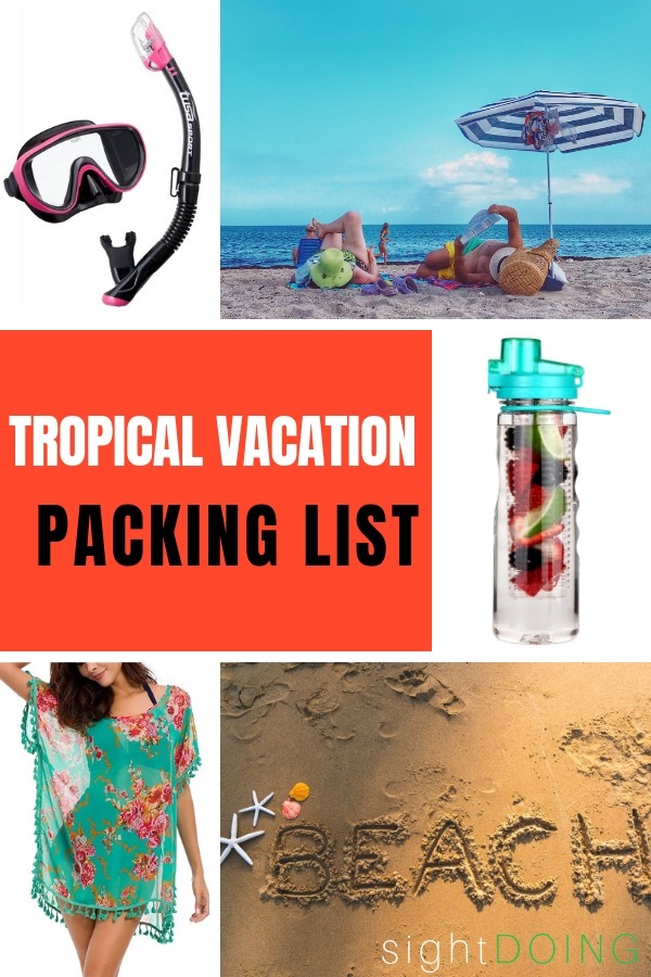 Tropical Vacation Packing List