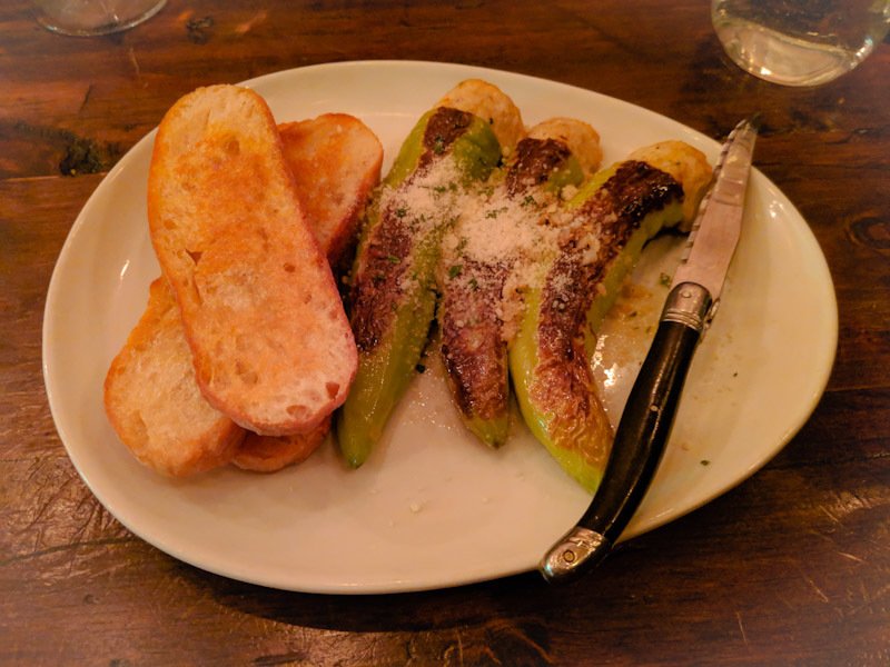 stuffed banana peppers on a plate