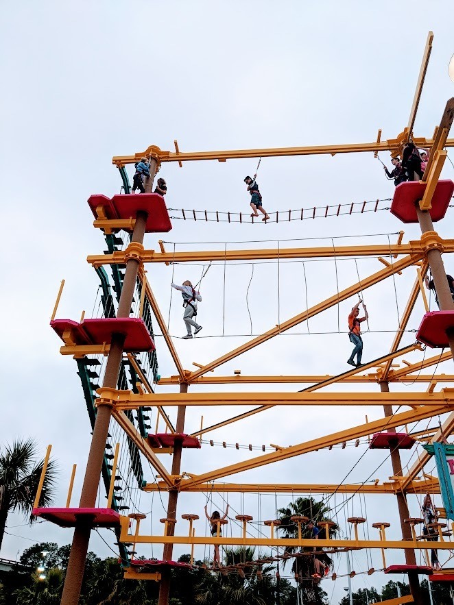 ropes course at lulus buffett gulf shores alabama