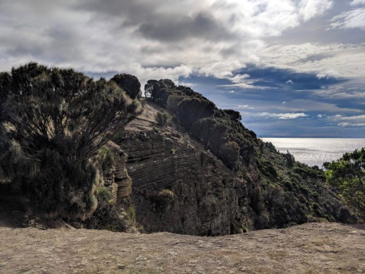 The Tasmania Painted Cliffs on Maria Island are Spectacular