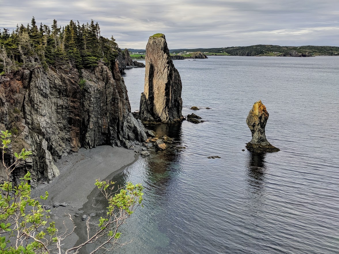 rock formations in the ocean