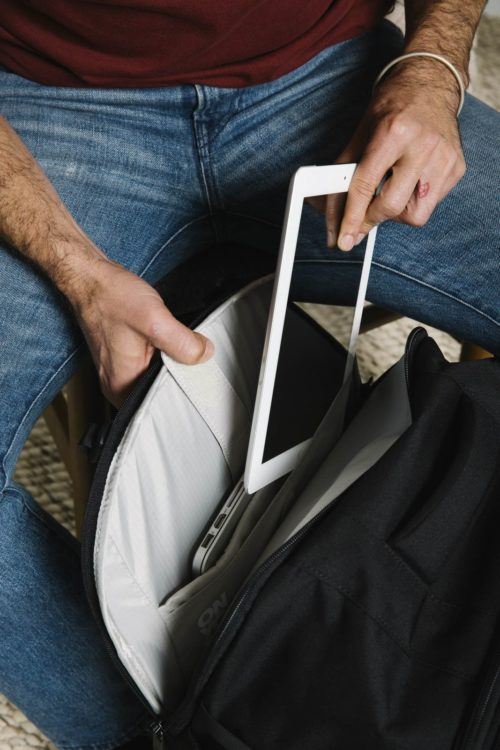 laptop pocket carry-on backpack