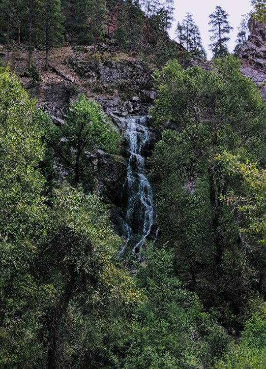 Bridalveil Falls in Spearfish Canyon