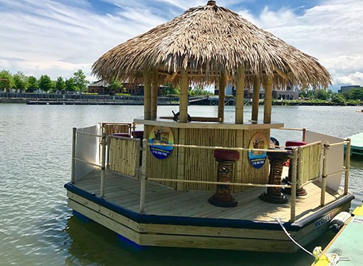 Buffalo Tiki Hut Boat