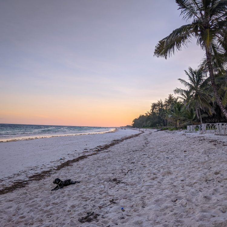 Sunset on Diani Beach