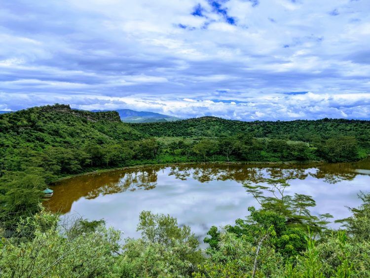 crater lake, one of the places to visit in naivasha