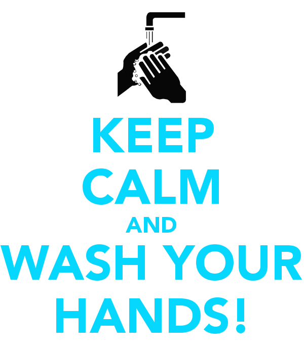 keep calm and wash your hands