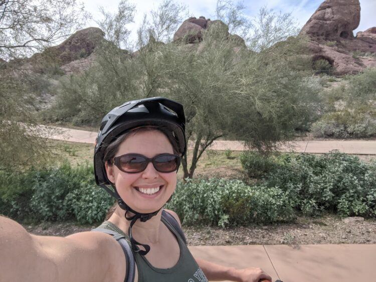 biking in papago park