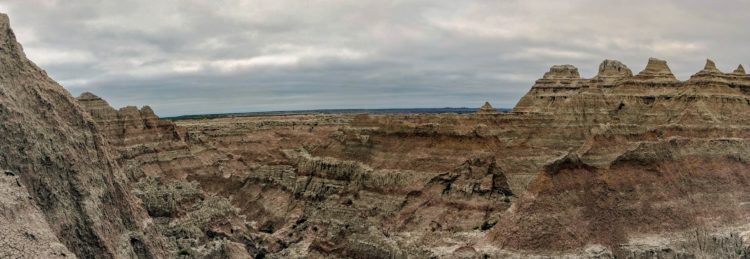 badlands panorama