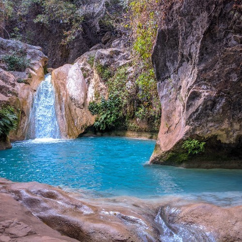 pozas azules