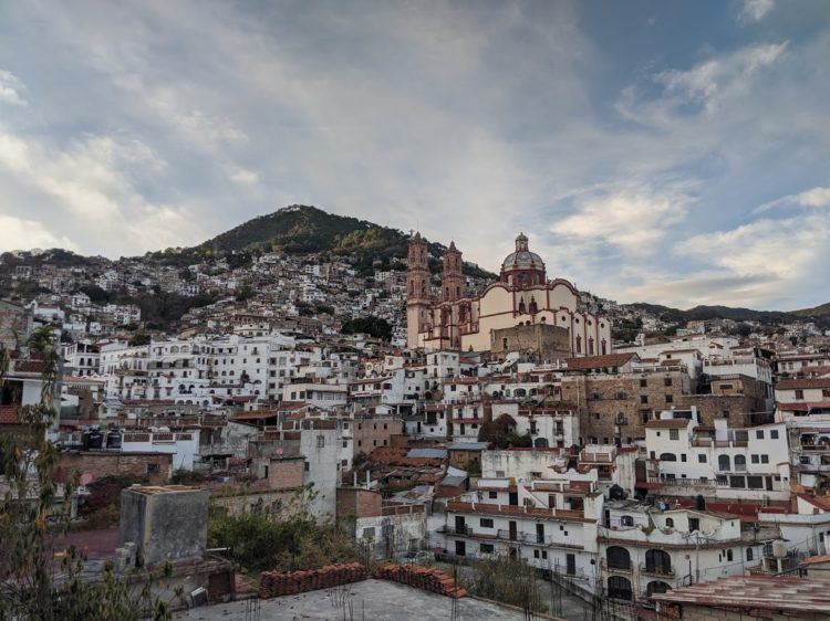 town panorama of taxco, mexico