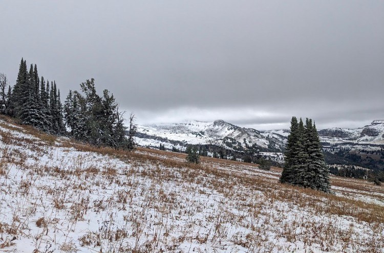 snowy mountain peaks