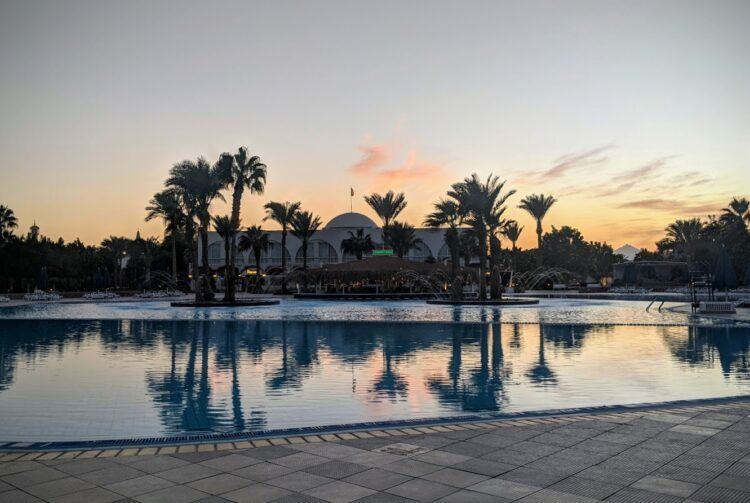 pool at desert rose resort