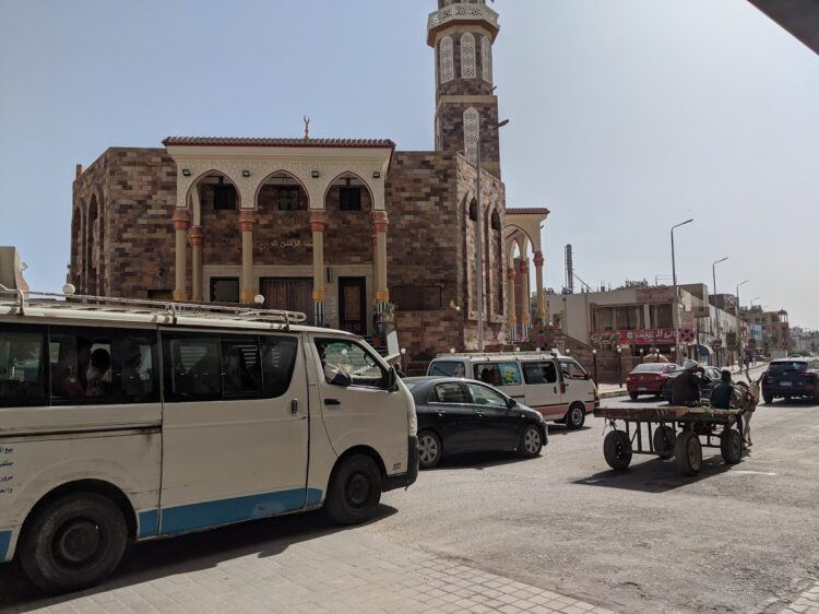 street scene in hurghada