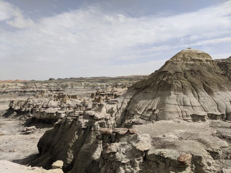 buttes in bisti badlands