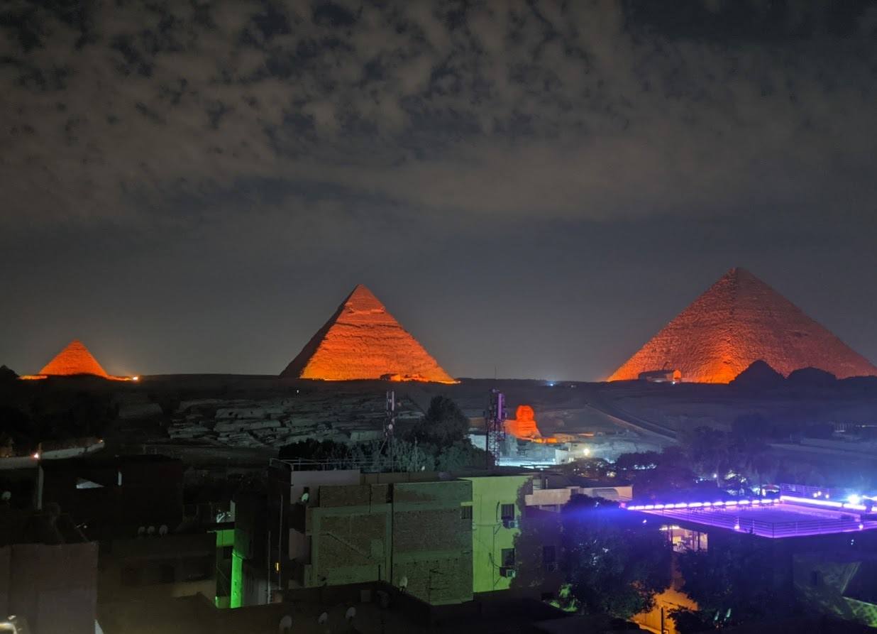 pyramids light and sound show