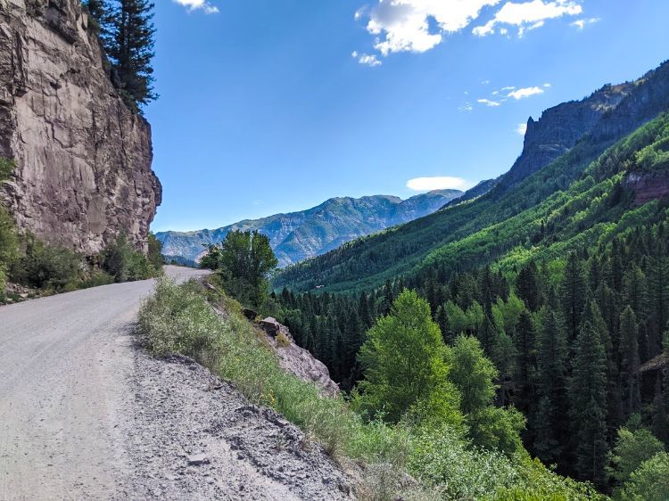 jeep road near camp bird mine