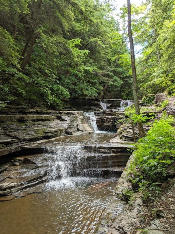 buttermilk falls state park gorge