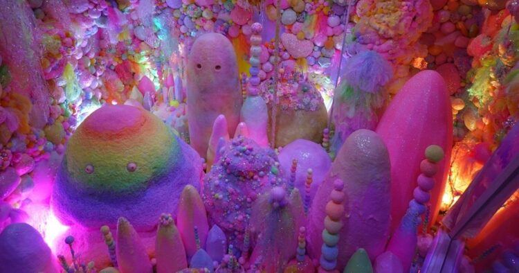 meow wolf colorful candy