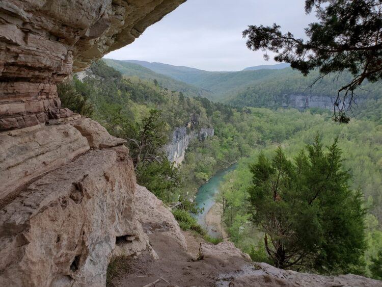 overlooking buffalo national river