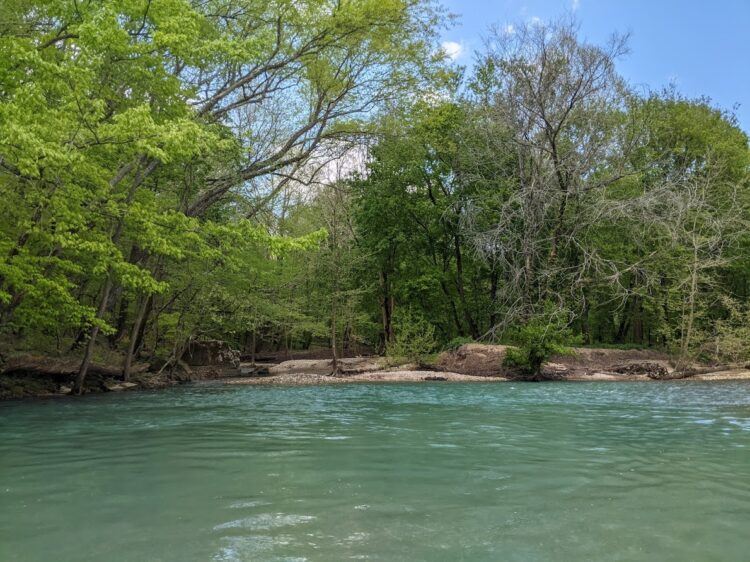 buffalo river green waters