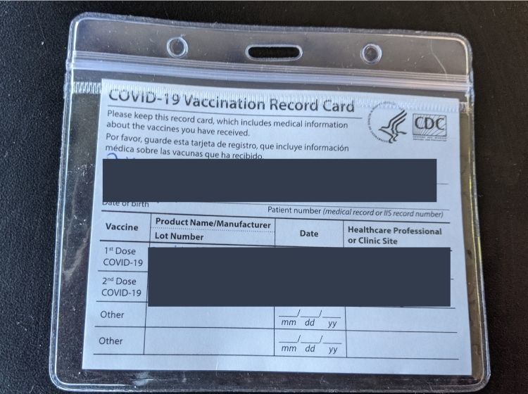 COVID Vaccine Protection Sleeve